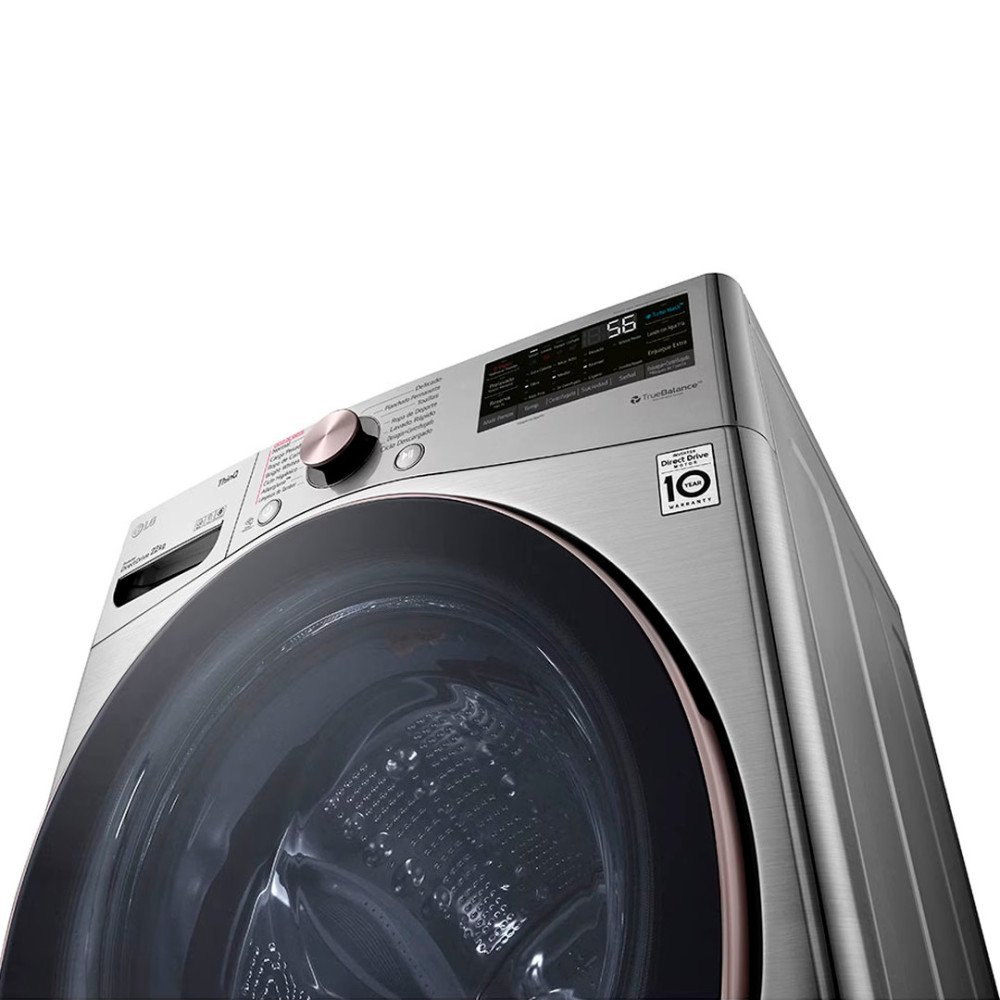 Lavadora LG 22kg| WM22VV2S6BR |Carga Frontal modelo WM22VV2S6BR cómpralo en Mi Bodega Ec