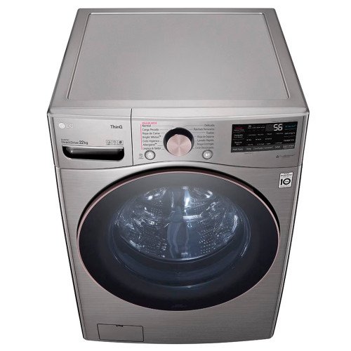 Lavadora LG 22kg| WM22VV2S6BR |Carga Frontal modelo WM22VV2S6BR cómpralo en Mi Bodega Ec
