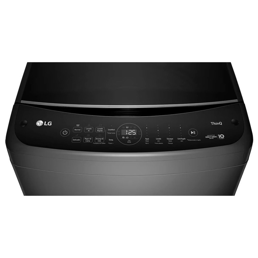 Lavadora Automática LG WT21MV6 | 21 Kg | Carga Superior Negra