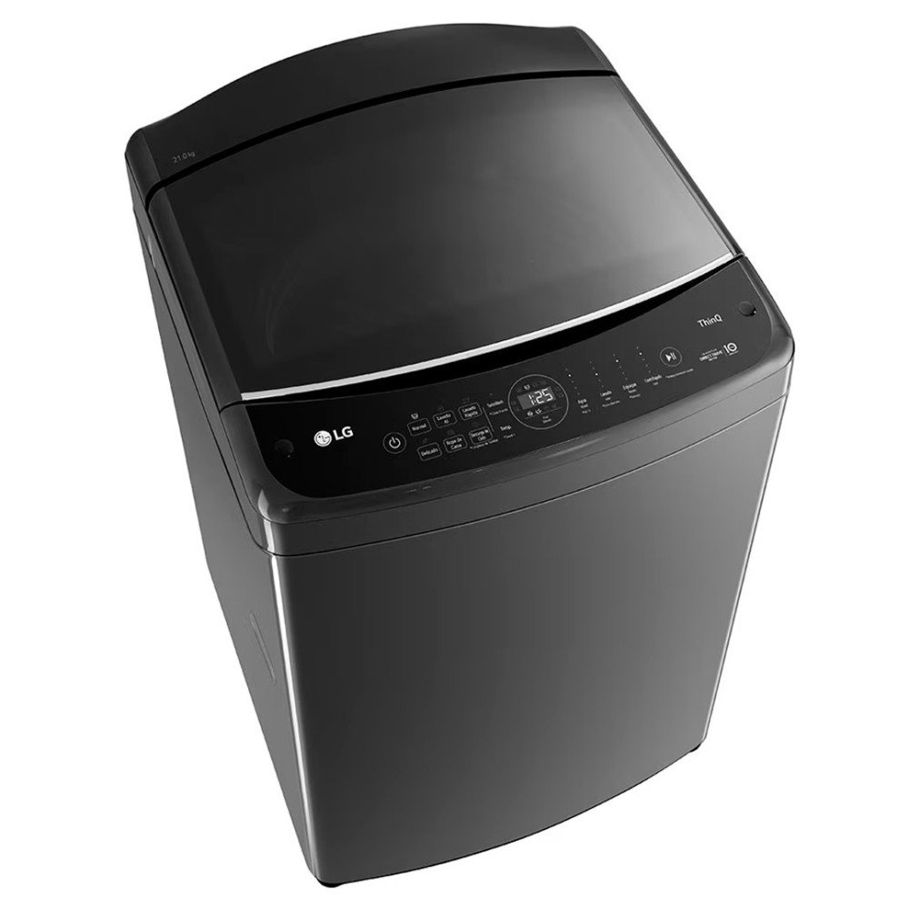 Lavadora Automática LG WT21MV6 | 21 Kg | Carga Superior Negra