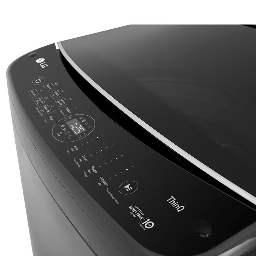 Lavadora Automática LG WT21MV6 | 21 Kg | Carga Superior Negra