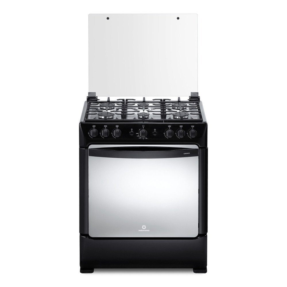 Cocina a Gas Indurama Sorrento Zafiro | 6 Hornillas | 30" Negro Cocina a Gas Indurama Sorrento Zafiro | 6 Hornillas | 30" Negro modelo SORRENTO-ZFO cómpralo en Mi Bodega Ec