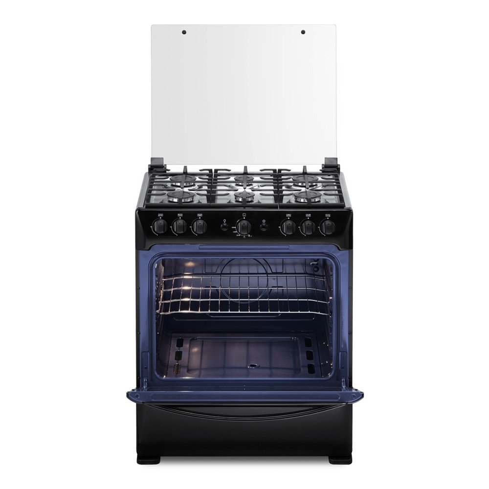 Cocina a Gas Indurama Galicia Zafiro | 6 Hornillas | MaxGrill modelo GALICIA-ZFO cómpralo en Mi Bodega Ec