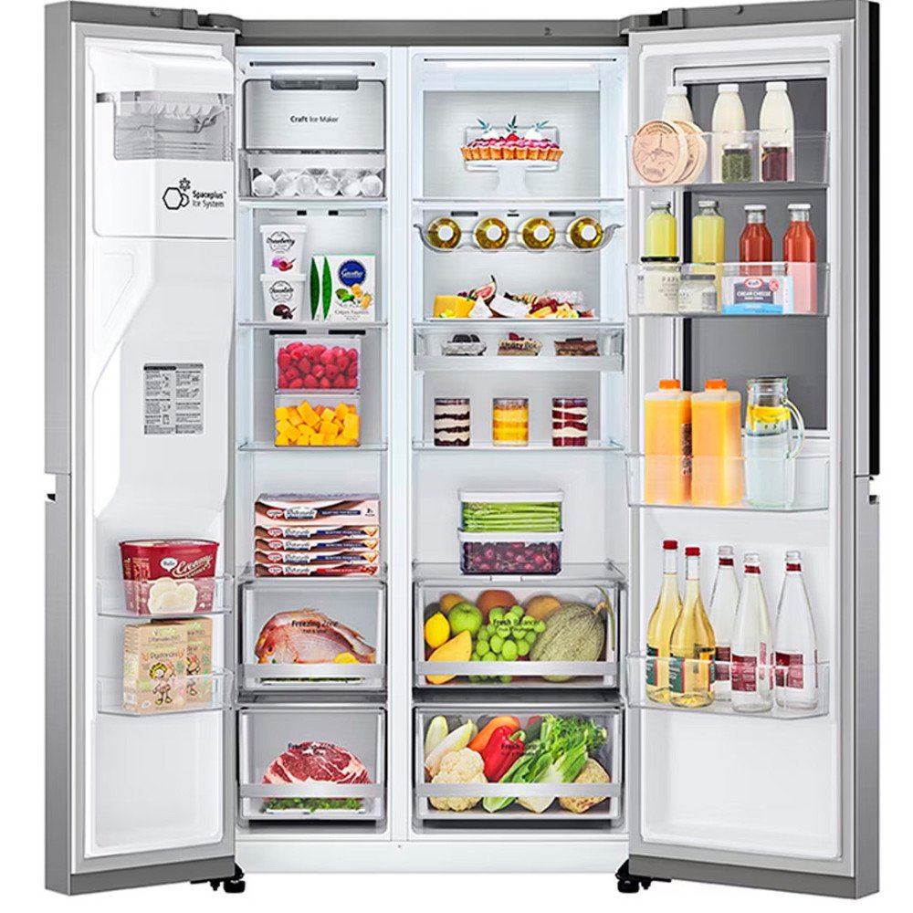 Refrigeradora LG Side by Side LS66SXNC | Instaview, Door in Door, Dispensador Agua-Hielo, AI ThinQ