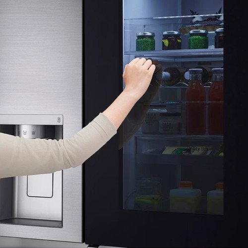 Refrigeradora LG Side by Side LS66SXNC | Instaview, Door in Door, Dispensador Agua-Hielo, AI ThinQ modelo LS66SXNC cómpralo en Mi Bodega Ec