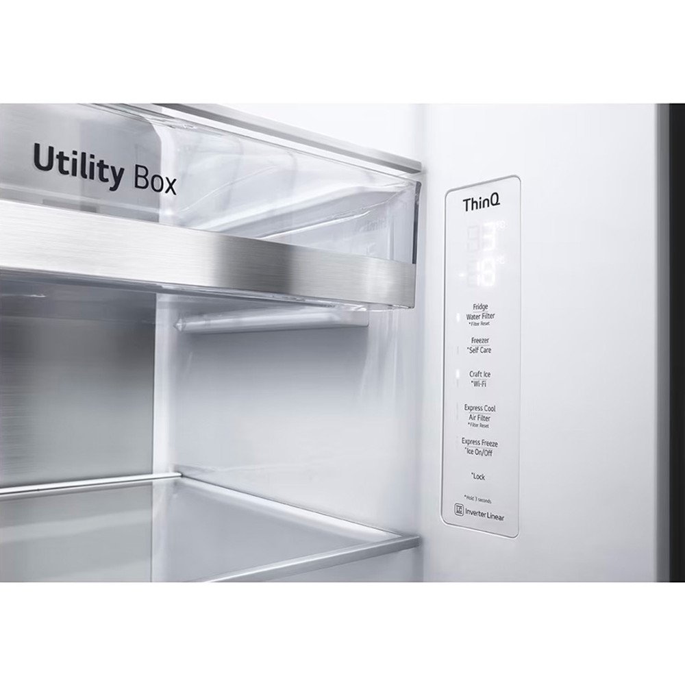 Refrigeradora LG Side by Side LS66SXNC | Instaview, Door in Door, Dispensador Agua-Hielo, AI ThinQ