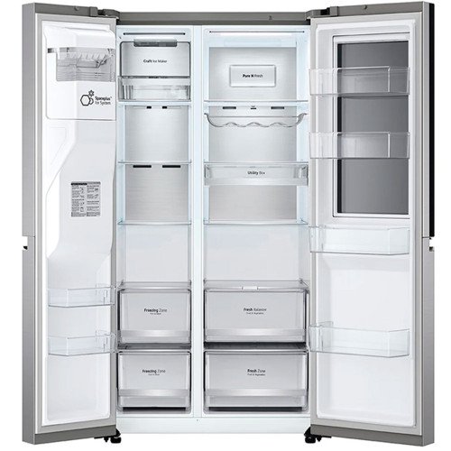Refrigeradora LG Side by Side LS66SXNC | Instaview, Door in Door, Dispensador Agua-Hielo, AI ThinQ modelo LS66SXNC cómpralo en Mi Bodega Ec