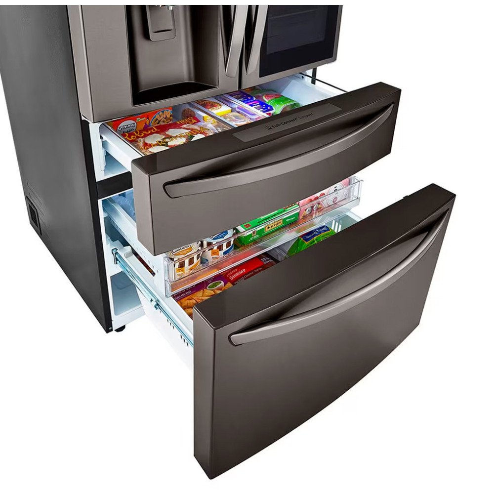 Refrigeradora LG French Door LM85SXD | 679 Lt. | InstaView, Door in Door, Linear Inverter, Dispensador Agua-Hielo, Negro