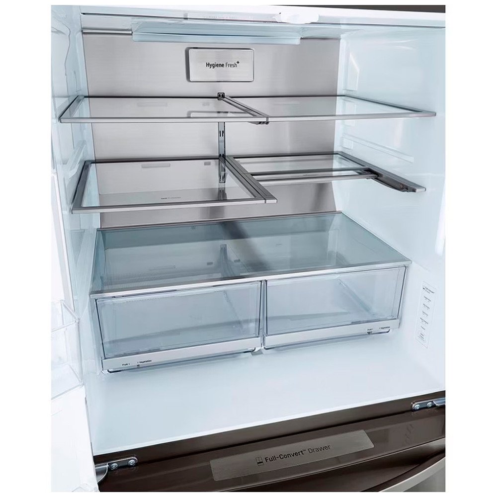 Refrigeradora LG French Door LM85SXD | 679 Lt. | InstaView, Door in Door, Linear Inverter, Dispensador Agua-Hielo, Negro