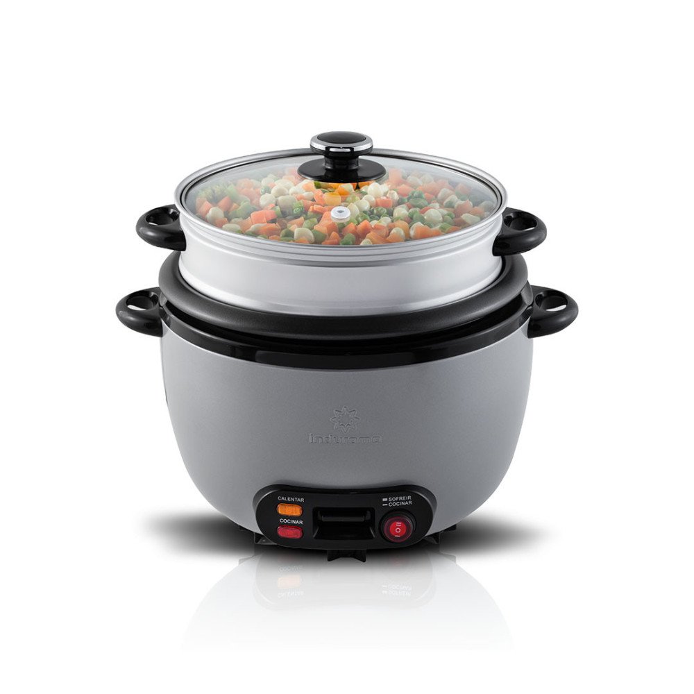 INDURAMA | OLLA ARROCERA 20 TAZAS | 6 FUNCIONES PROGRAMABLES DE COCCIÓN