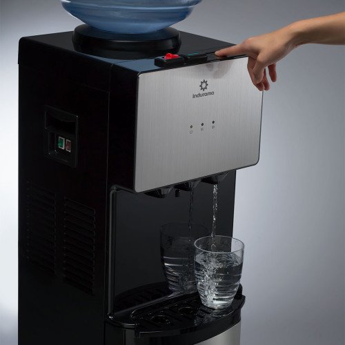 Dispensador de agua Indurama, fría/caliente/ambiente, acero inoxidable modelo DAI-3GCR cómpralo en Mi Bodega Ec