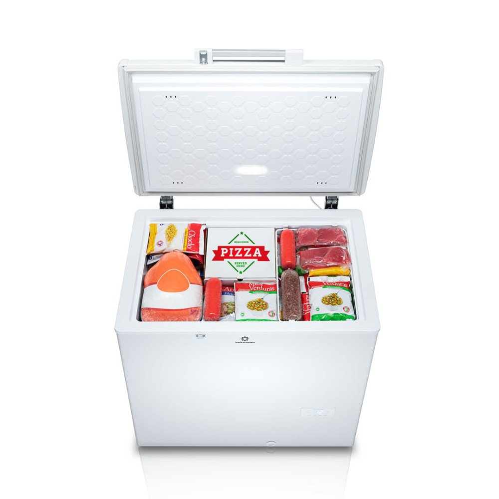 INDURAMA | CONGELADOR HORIZONTAL 200 LITROS | TAPA CIEGA BLANCO