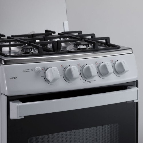 Cocina a Gas Indurama Lisboa | 4 Hornillas | 20" Blanco modelo LISBOA cómpralo en Mi Bodega Ec