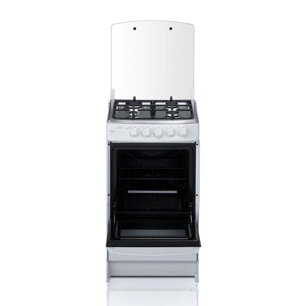 Cocina a Gas Indurama Lisboa | 4 Hornillas | 20" Blanco Cocina a Gas Indurama Lisboa | 4 Hornillas | 20" Blanco modelo LISBOA cómpralo en Mi Bodega Ec