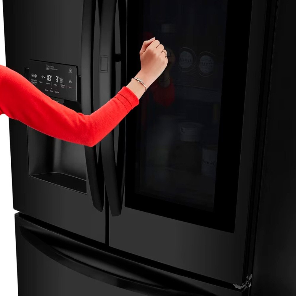 Refrigeradora LG French Door LM78SXT | 837 Lt. | French Door, InstaView, Door in Door, Dispensador Negro