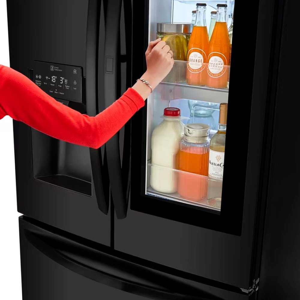 Refrigeradora LG French Door LM78SXT | 837 Lt. | French Door, InstaView, Door in Door, Dispensador Negro