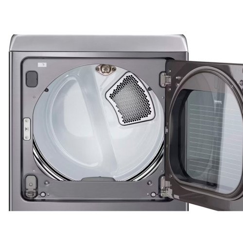 LG | SECADORA A GAS 21 KG | FRONTAL PUERTA DE VIDRIO SILVER modelo DT21VS cómpralo en Mi Bodega Ec