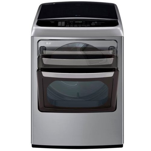 LG | SECADORA A GAS 21 KG | FRONTAL PUERTA DE VIDRIO SILVER modelo DT21VS cómpralo en Mi Bodega Ec