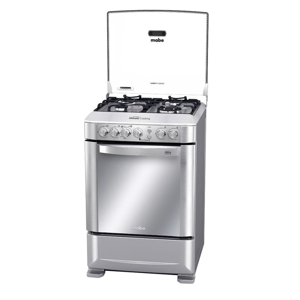 Cocina a Gas Mabe EM6095FX1 | 4 Hornillas | Acero Inoxidable 60 cm | Grill Plancha Teflonada Cocina a Gas Mabe EM6095FX1 | 4 Hornillas | Acero Inoxidable 60 cm | Grill Plancha Teflonada