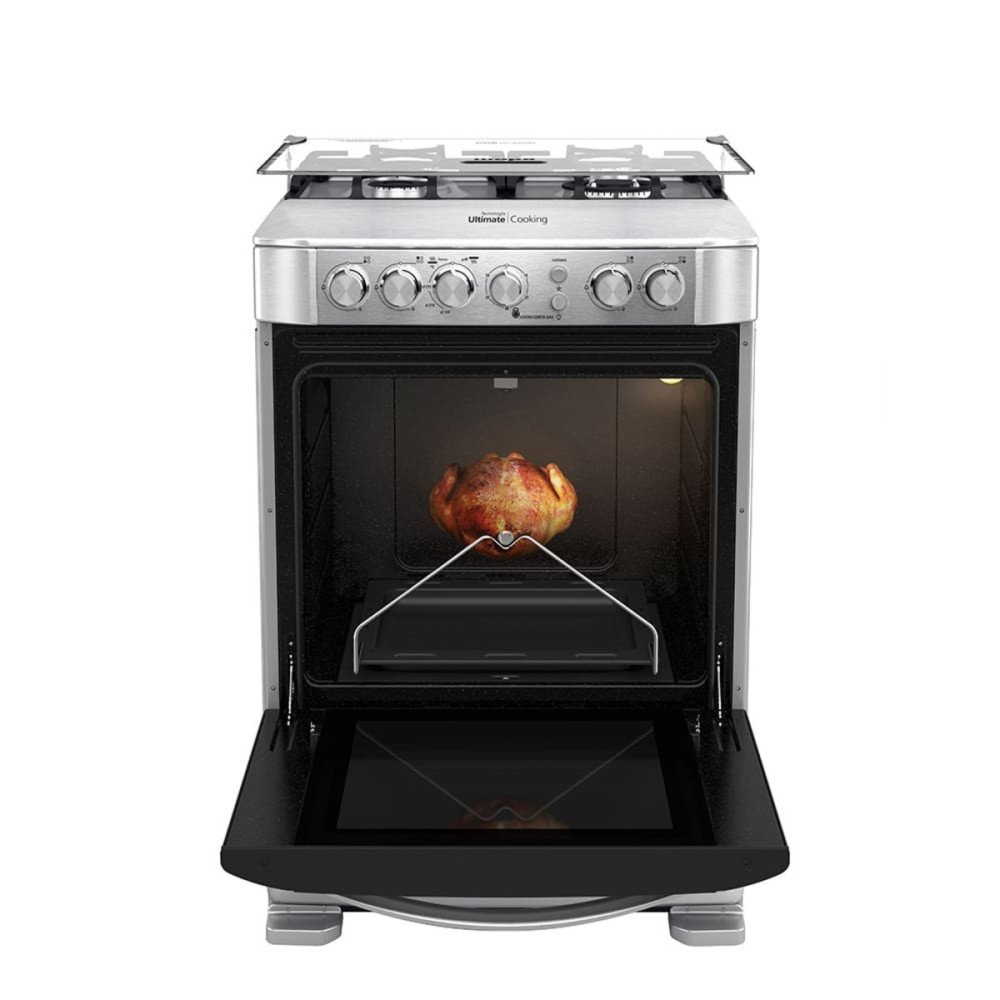 Cocina a Gas Mabe EM6095FX1 | 4 Hornillas | Acero Inoxidable 60 cm | Grill Plancha Teflonada Cocina a Gas Mabe EM6095FX1 | 4 Hornillas | Acero Inoxidable 60 cm | Grill Plancha Teflonada