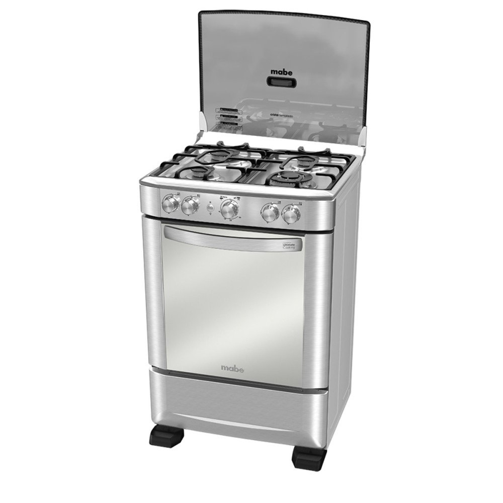 Cocina a Gas Mabe EM6060FX1 | 4 Hornillas | Encendido Luz en Horno 60 cm Cocina a Gas Mabe EM6060FX1 | 4 Hornillas | Encendido Luz en Horno 60 cm