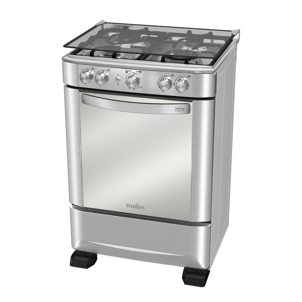 Cocina a Gas Mabe EM6060FX1 | 4 Hornillas | Encendido Luz en Horno 60 cm Cocina a Gas Mabe EM6060FX1 | 4 Hornillas | Encendido Luz en Horno 60 cm