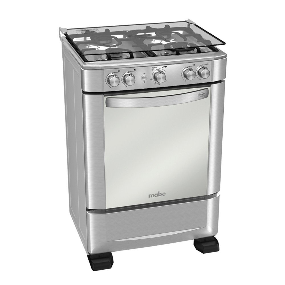 Cocina a Gas Mabe EM6060FX1 | 4 Hornillas | Encendido Luz en Horno 60 cm Cocina a Gas Mabe EM6060FX1 | 4 Hornillas | Encendido Luz en Horno 60 cm