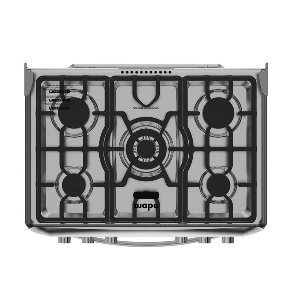 Cocina a Gas Mabe EM7635FX0 | 5 Hornillas | Encendido Luz Horno 76 cm Cocina a Gas Mabe EM7635FX0 | 5 Hornillas | Encendido Luz Horno 76 cm