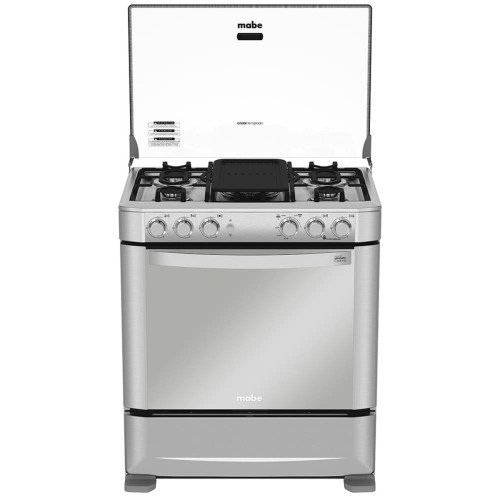 Cocina a Gas Mabe EM7670FX1 | 5 Hornillas | Encendido Luz Horno 76 cm