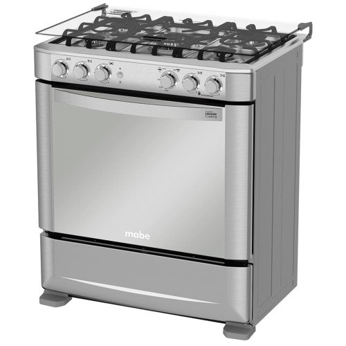 Cocina a Gas Mabe EM7635FX0 | 5 Hornillas | Encendido Luz Horno 76 cm modelo EM7635FX0 cómpralo en Mi Bodega Ec