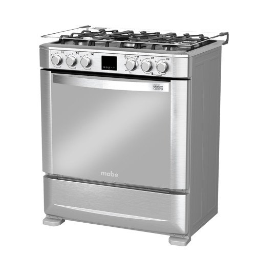 Cocina a Gas Mabe EM7670FX1 | 5 Hornillas | Encendido Luz Horno 76 cm modelo EM7670FX1 cómpralo en Mi Bodega Ec
