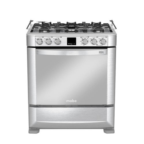 Cocina a Gas Mabe EM7670FX1 | 5 Hornillas | Encendido Luz Horno 76 cm modelo EM7670FX1 cómpralo en Mi Bodega Ec