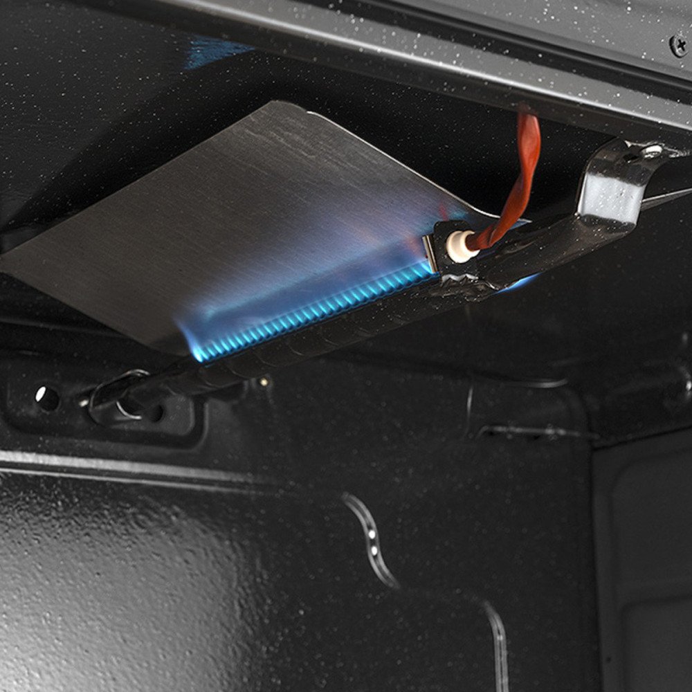 Cocina a Gas Mabe EM7630FX0 | 6 Hornillas | Grill Parrilla de Hierro 76 cm modelo EM7630FX0 cómpralo en Mi Bodega Ec