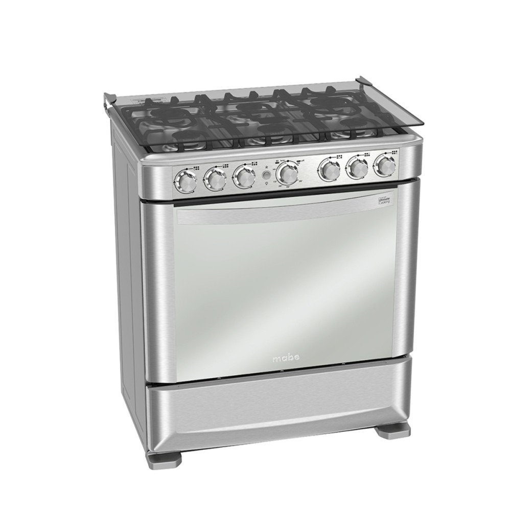 Cocina a Gas Mabe EM7630FX0 | 6 Hornillas | Grill Parrilla de Hierro 76 cm Cocina a Gas Mabe EM7630FX0 | 6 Hornillas | Grill Parrilla de Hierro 76 cm