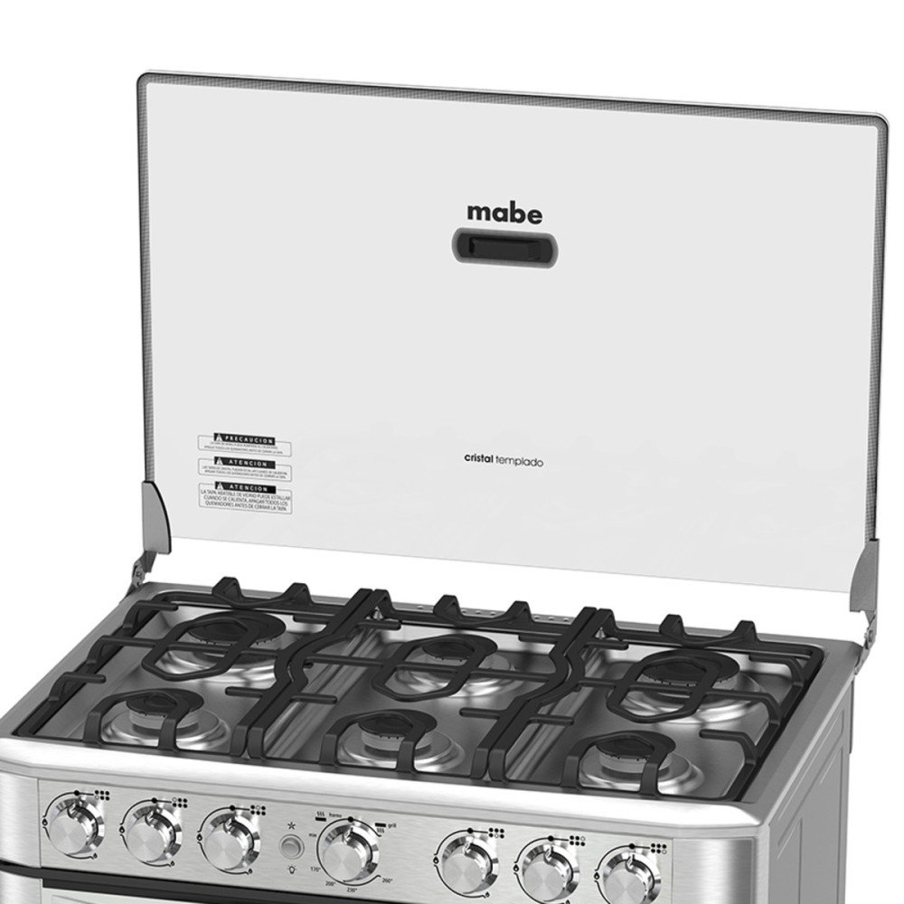 Cocina a Gas Mabe EM7630FX0 | 6 Hornillas | Grill Parrilla de Hierro 76 cm Cocina a Gas Mabe EM7630FX0 | 6 Hornillas | Grill Parrilla de Hierro 76 cm