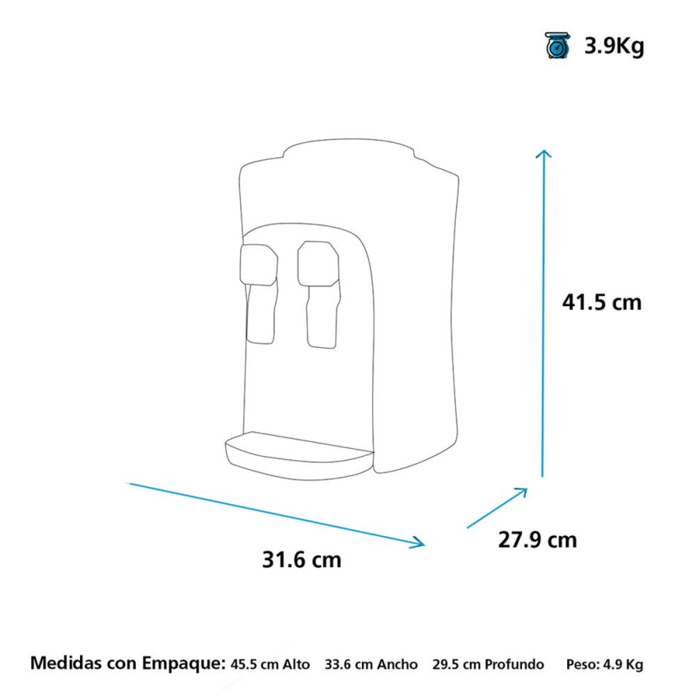 Dispensador de Agua Mabe|EMM2PN