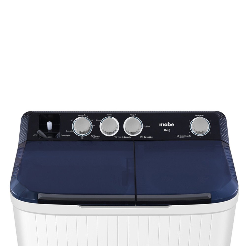 Lavadora Semiautomática Mabe LMDX6124HBAB0 | 16 Kg Doble Pozo modelo LMDX6124HBAB0 cómpralo en Mi Bodega Ec