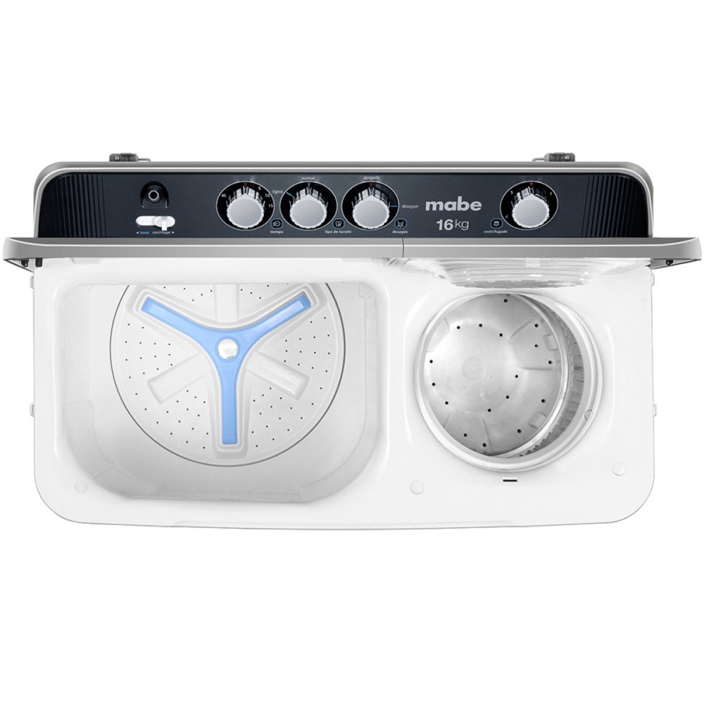 Lavadora Semiautomática Mabe LMD6124PBABO | 16 Kg Doble Pozo modelo LMD6124PBABO cómpralo en Mi Bodega Ec