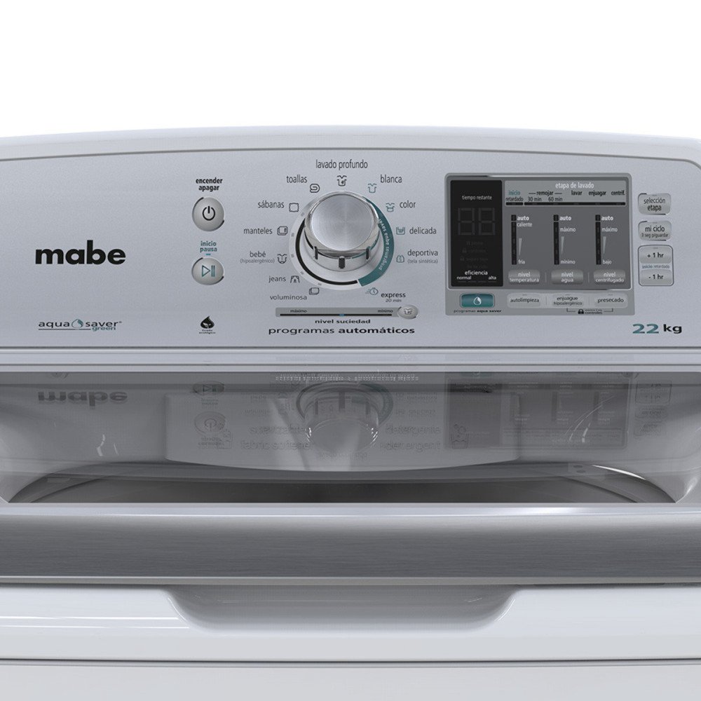 Lavadora Automática Mabe LMH72201WBAB0 | 22 Kg Blanca