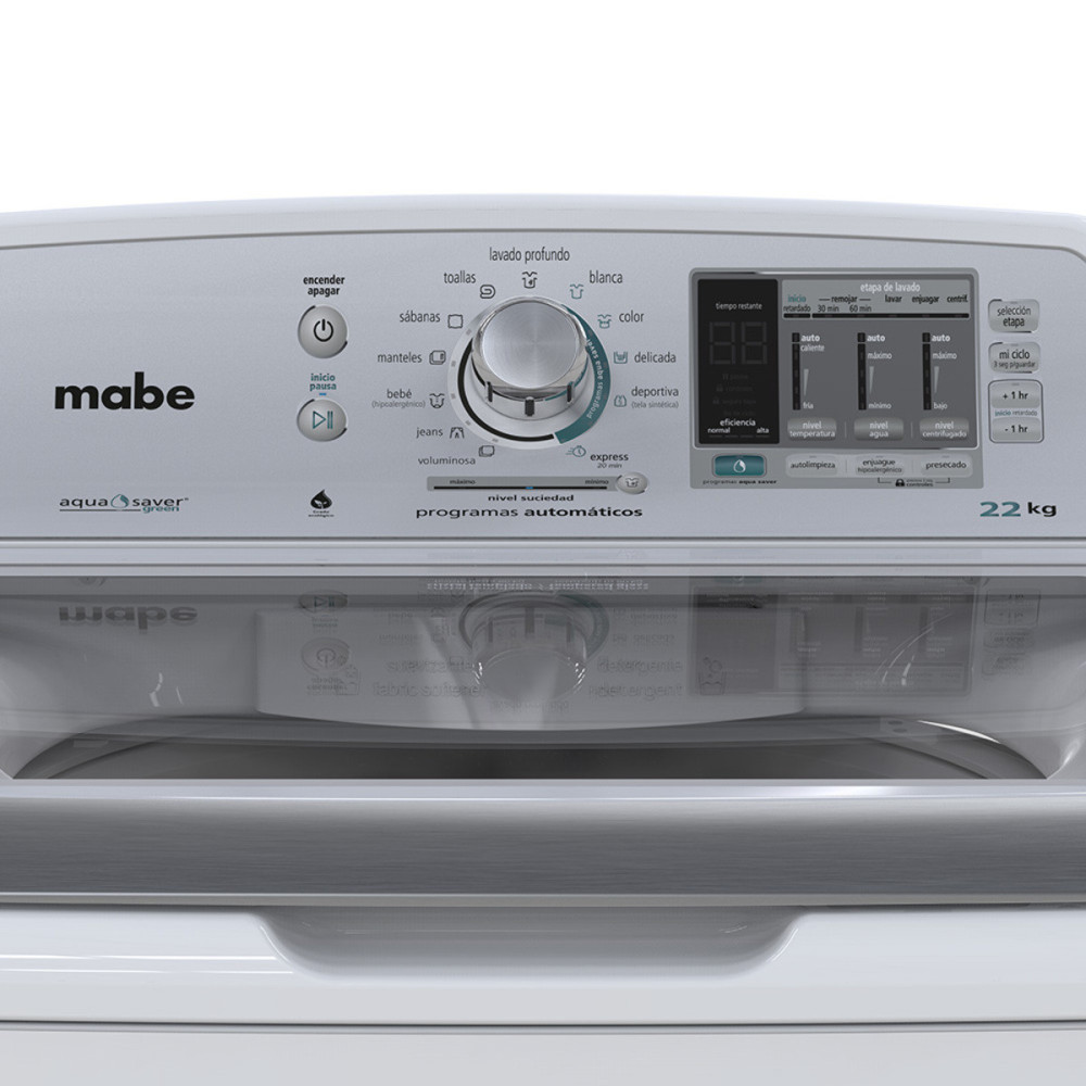 Lavadora Mabe 22Kg |LMH72201WBAB0|Carga Superior modelo LMH72201WBAB0 cómpralo en Mi Bodega Ec