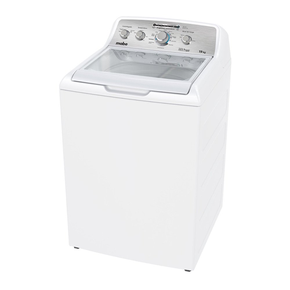 Lavadora Automática Mabe LME79104WBAB1 | 19 Kg de Perillas Blanca
