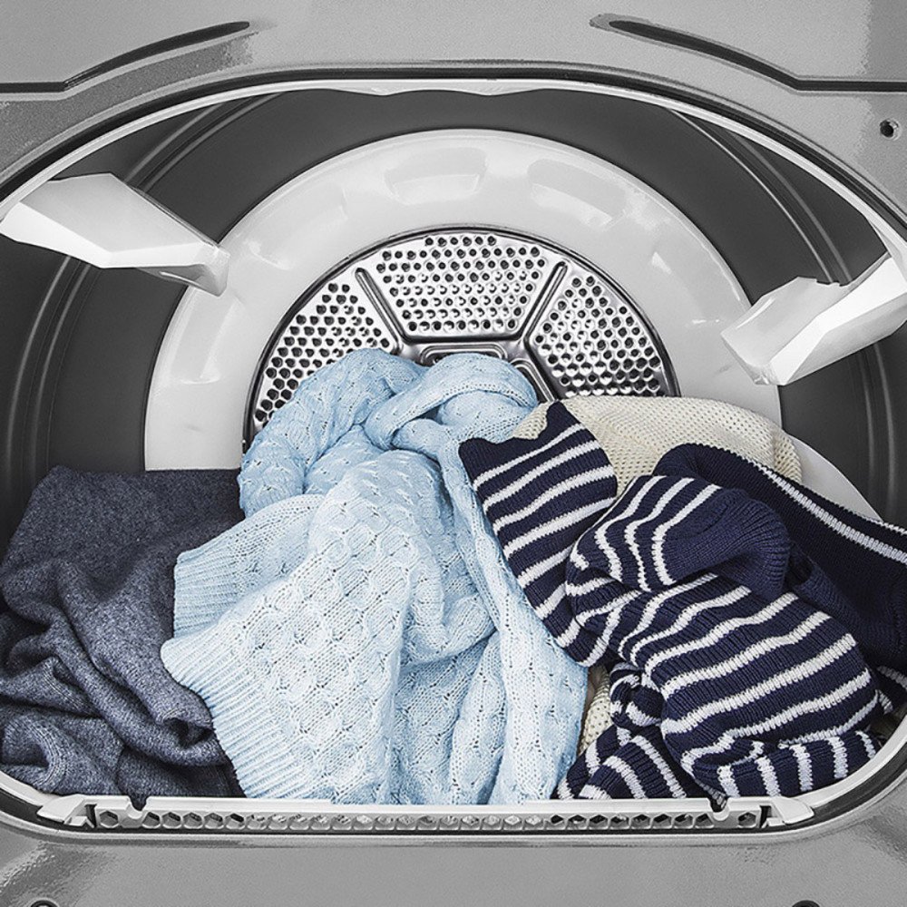 MABE | SECADORA A GAS 18 KG| CARGA FRONTAL | BLANCO