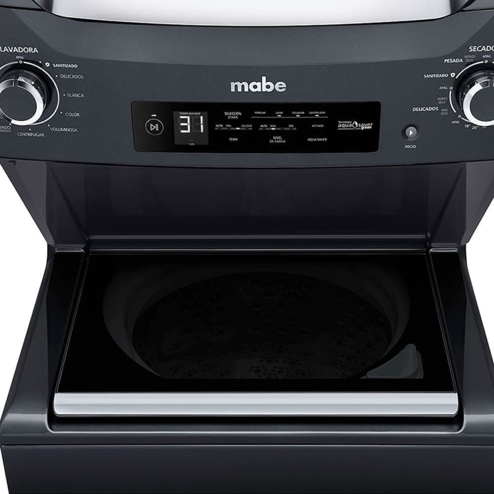 MABE | TORRE DE LAVADO A GAS 20 KG | NEGRO