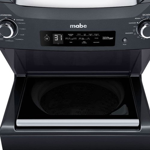 MABE | TORRE DE LAVADO A GAS 20 KG | NEGRO modelo MCL2040PPDG1 cómpralo en Mi Bodega Ec