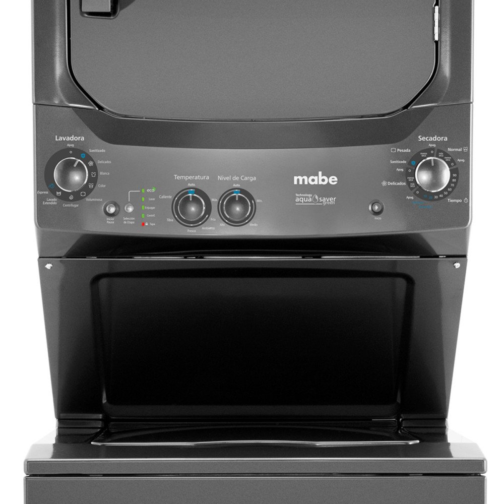 MABE | TORRE DE LAVADO ELÉCTRICA 20 KG | NEGRA