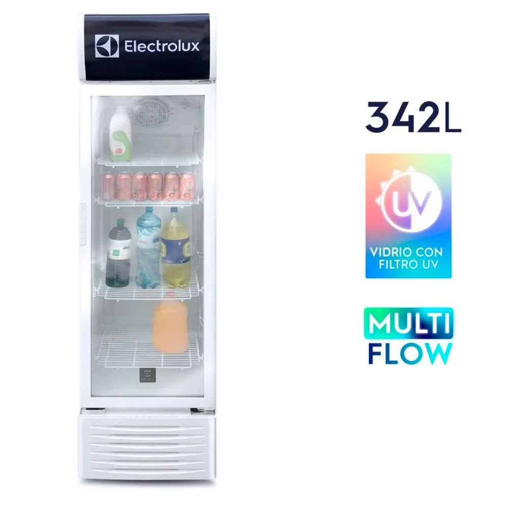 ELECTROLUX | VITTRINA 342 LITROS | PANORÁMICA