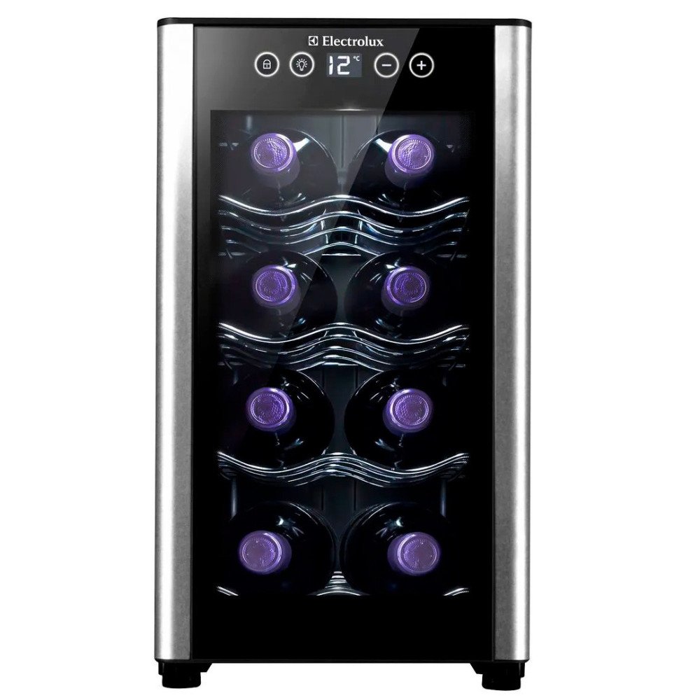 ELECTROLUX | VINERA ENFRIADOR 23 LITROS | 8 BOTELLAS modelo EWW083XSLB cómpralo en Mi Bodega Ec