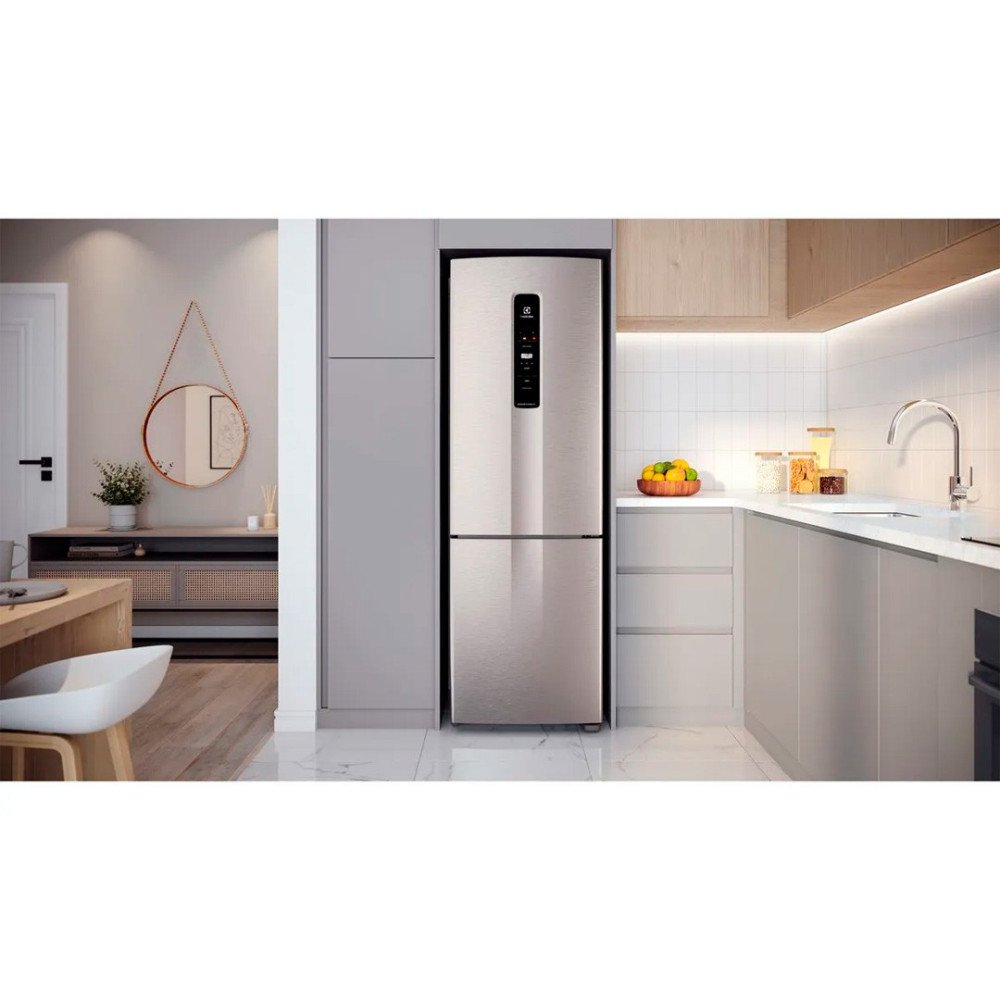 Refrigeradora Electrolux IB45S | 400 Lt. | Autosense, Bottom Freezer, Panel Digital, Silver