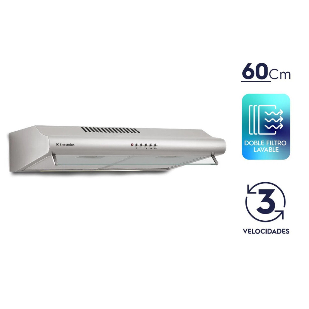 Campana Extractora Electrolux | 60cm modelo EJSE246TBJS cómpralo en Mi Bodega Ec
