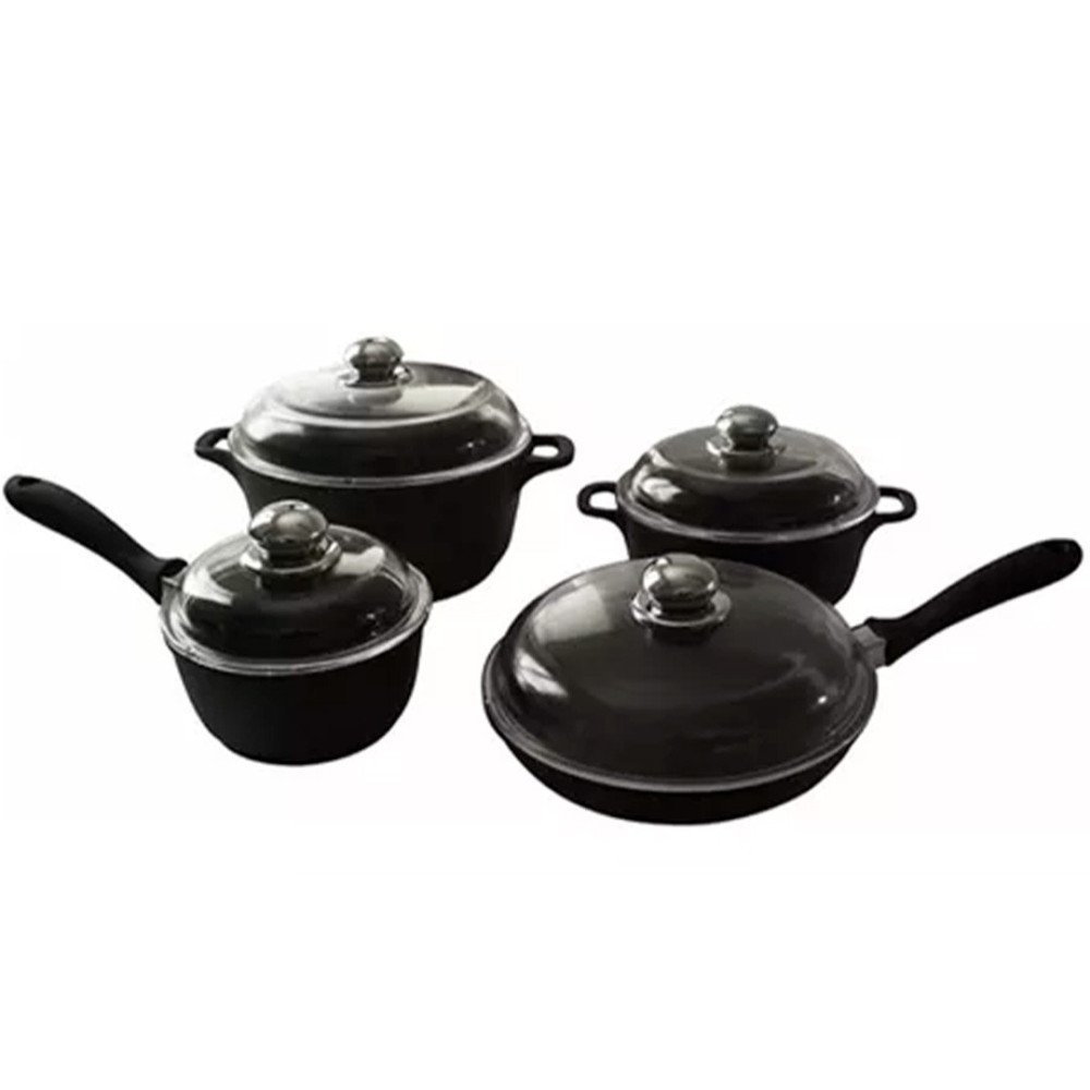 OSTER | JUEGO DE OLLAS 8 PIEZAS | ALUMINIO modelo OS-18107 cómpralo en Mi Bodega Ec